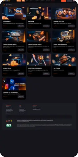 Casino bonus section inside the Freshbet app