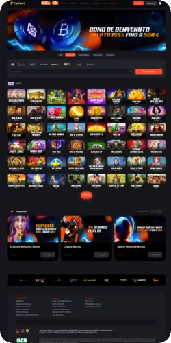 Giochi da casinò online visualizzati nell’interfaccia della Freshbet app