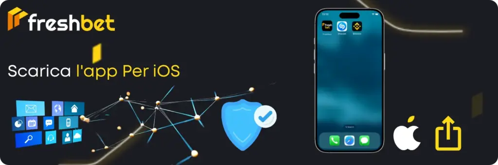 Metodo Freshbet scaricare per aggiungere l’app su iOS