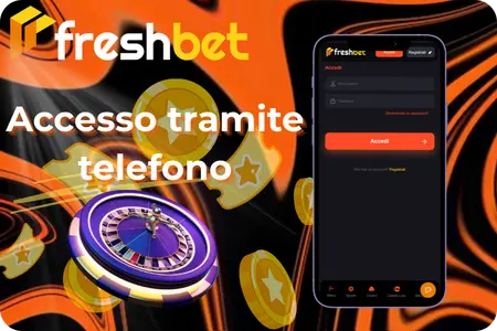 Modulo di accesso al numero di cellulare del Freshbet Casino