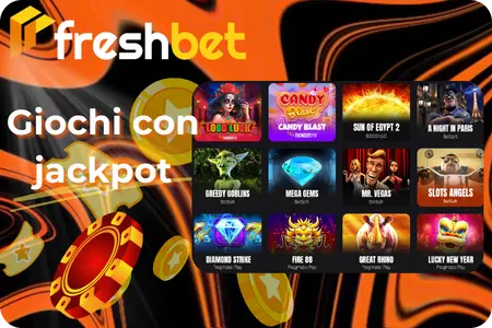 I migliori giochi con jackpot al casinò Freshbet
