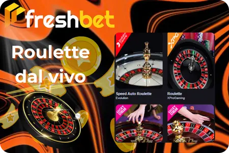 Tavoli da roulette del casinò Freshbet