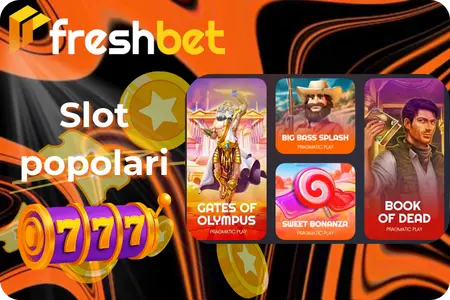 Le slot più giocate del casinò Freshbet
