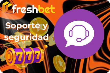 Opciones de soporte y protección de la cuenta de Freshbet Casino