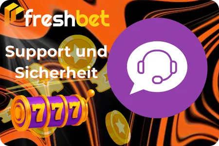 Schutz- und Supportoptionen für das Freshbet Casino-Konto