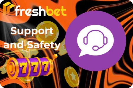 Freshbet Casino account protection and support options
