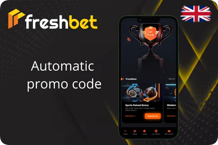 Automatic  promo code Freshbet