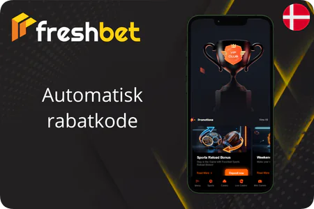 Automatisk rabatkode Freshbet