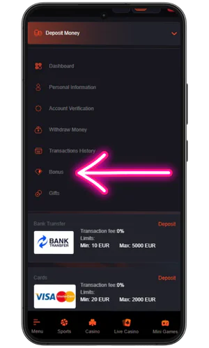 Bonus Button Freshbet