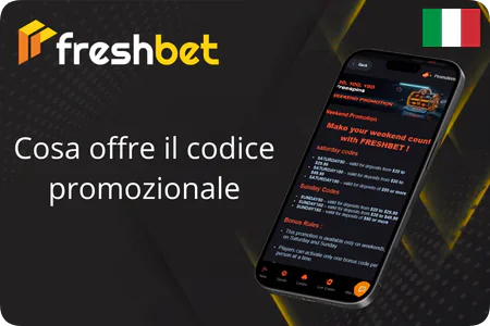 Cosa offre il codice promozionale Freshbet